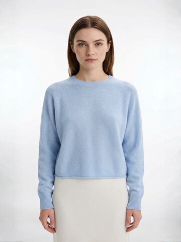 SILK & CASHMERE Strickjacke‌‌‌‌‌‌‌‌ in Blau: Vorderseite
