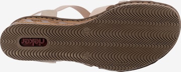 Rieker Strap Sandals in Beige