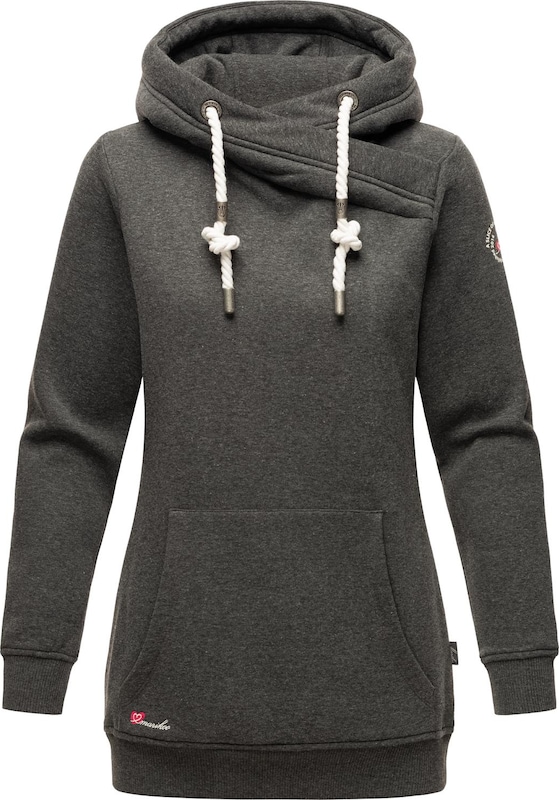MARIKOO Sweatshirt 'Izuyaa' in Dunkelgrau MARIKOO Sweatshirt 'Izuyaa' in Dunkelgrau