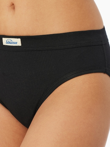 SCHIESSER Slip ' Feinripp - Revival Paula ' in Schwarz