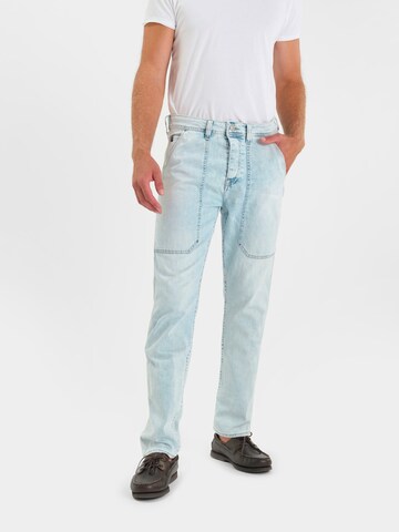 Loosefit Jean Le Temps Des Cerises en bleu : devant