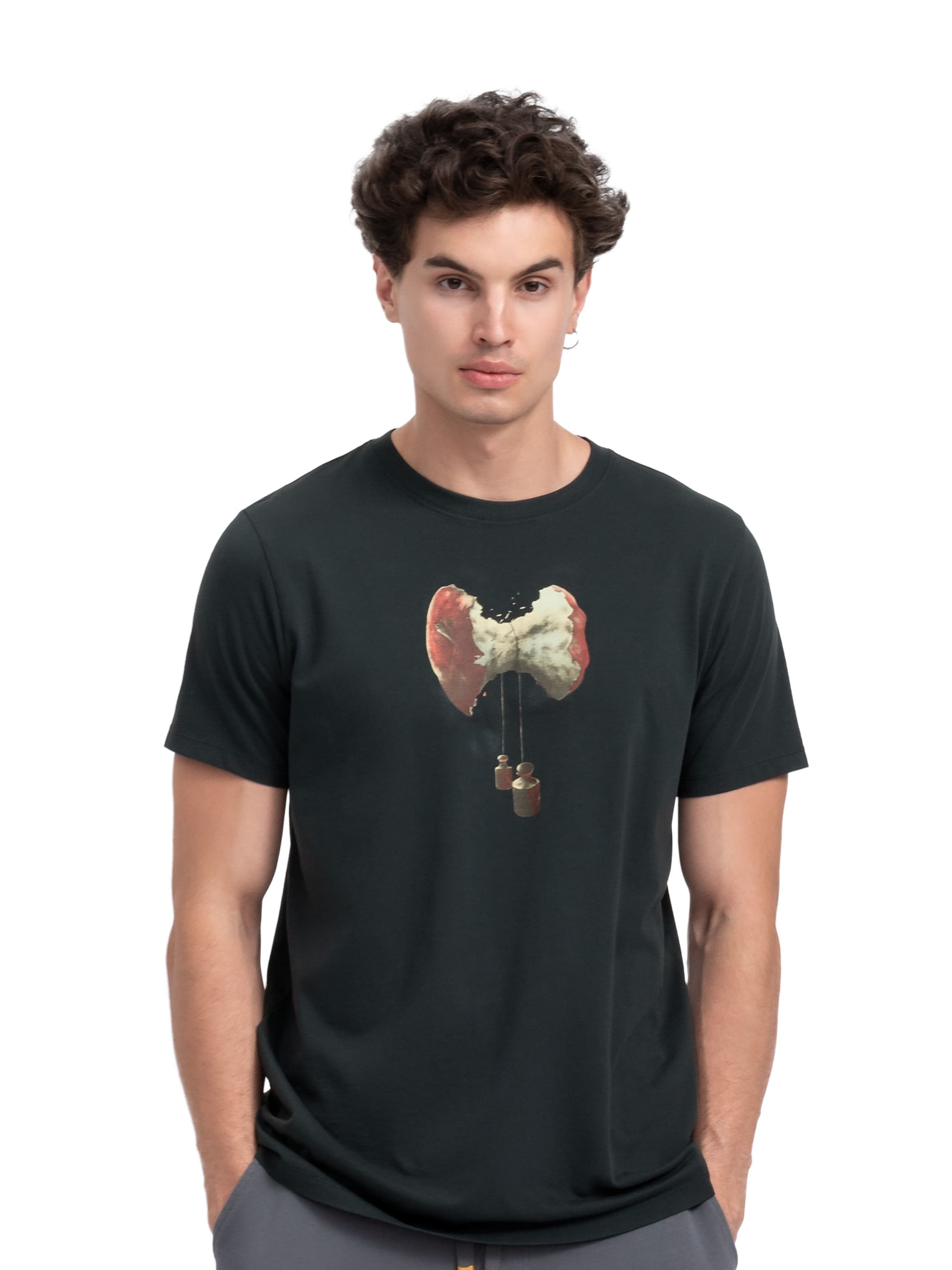 T-Shirt 'Bitten' Kaft en bleu : devant