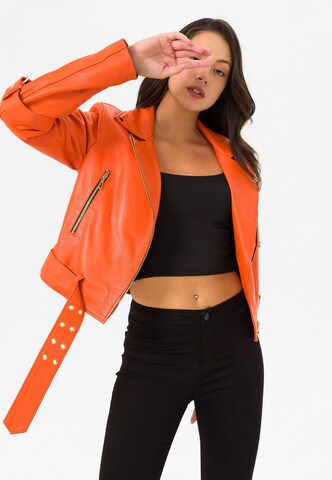 Veste mi-saison Jimmy Sanders en orange