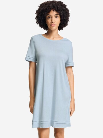 Hanro Nachthemd 'Pilar' in Blauw