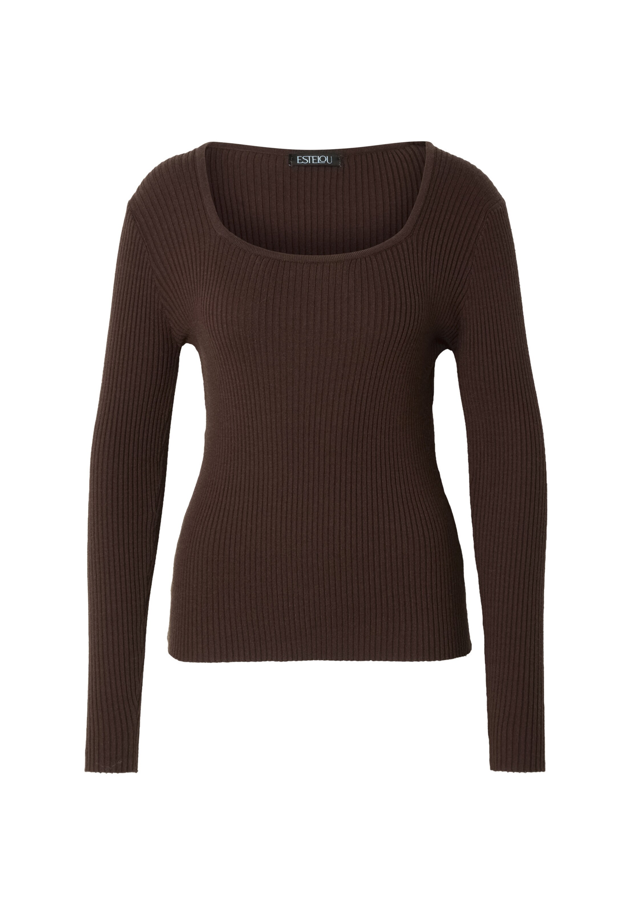 Urban Classics Pullover in Braun: Vorderseite