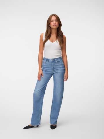 VERO MODA Wide Leg Jeans 'VMTessa' in Blau