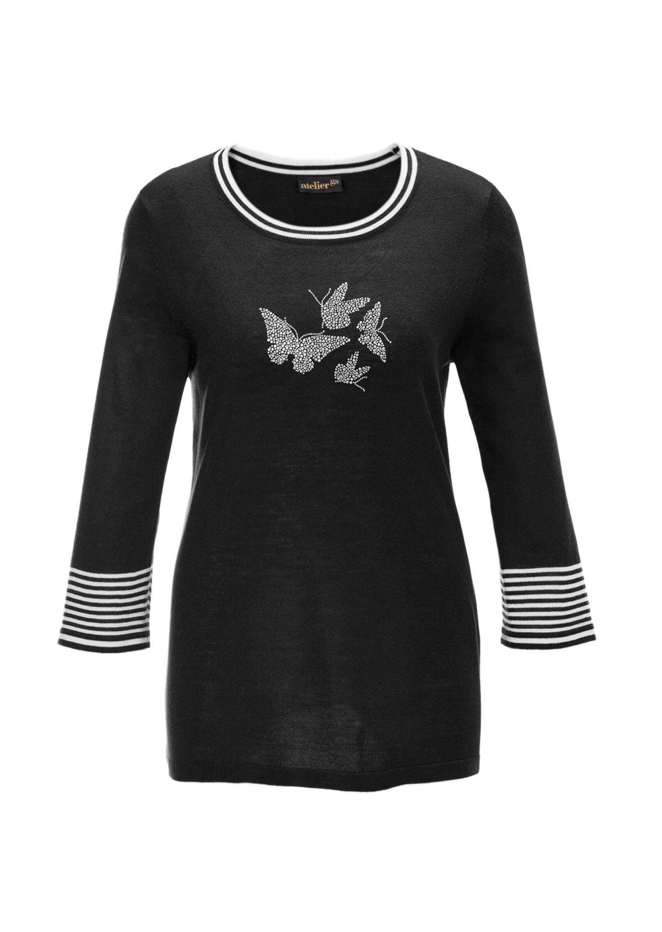 Pull-over Goldner en noir : devant