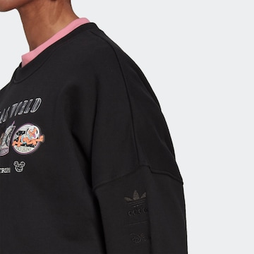 ADIDAS ORIGINALS Mikina 'Loose Disney' – černá