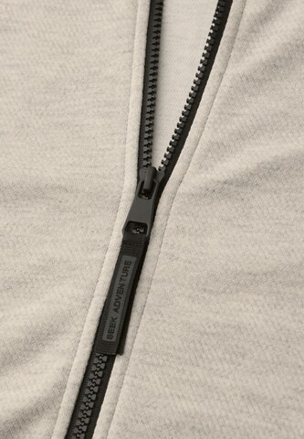 Street One MEN Sweatjacke in Beige