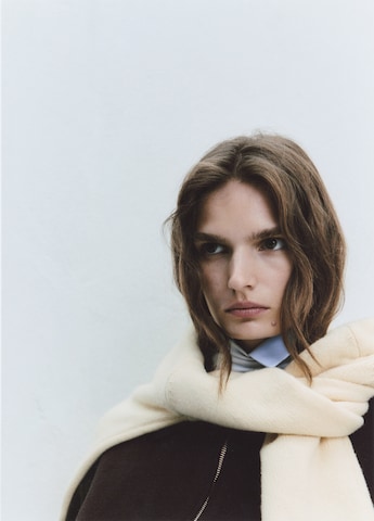 MANGO Between-season jacket 'AVIADOR' in Brown: front