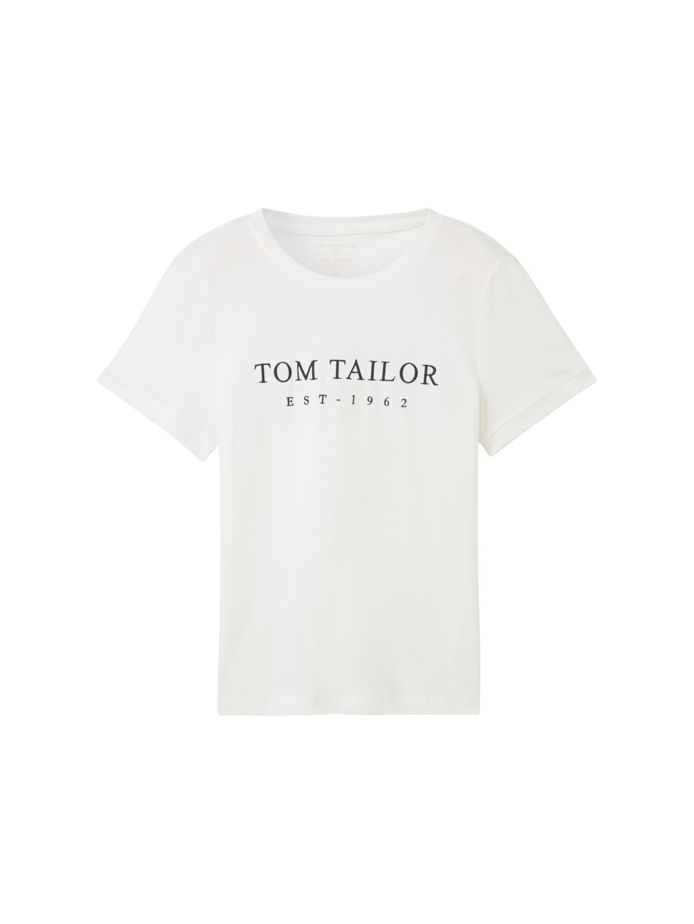 TOM TAILOR Shirt in White: front