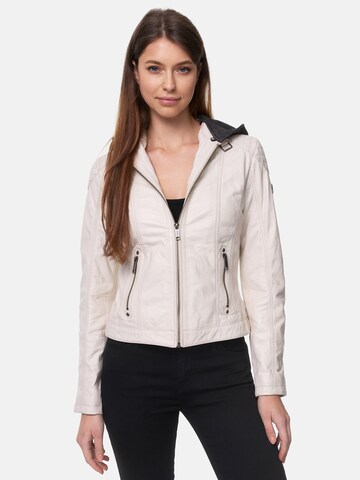 Tazzio Between-Season Jacket 'F503' in White: front