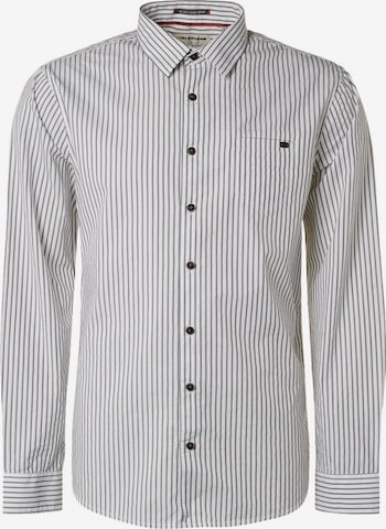 Regular fit Camicia di No Excess in bianco: frontale