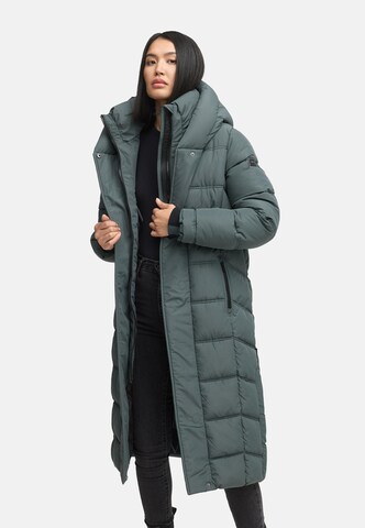 Manteau d’hiver 'Engelsfeder XIV' NAVAHOO en vert : devant