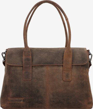 Plevier Shoulder Bag in Brown: front