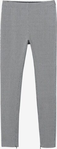 MANGO Skinny Leggings 'Basico' in Grey: front