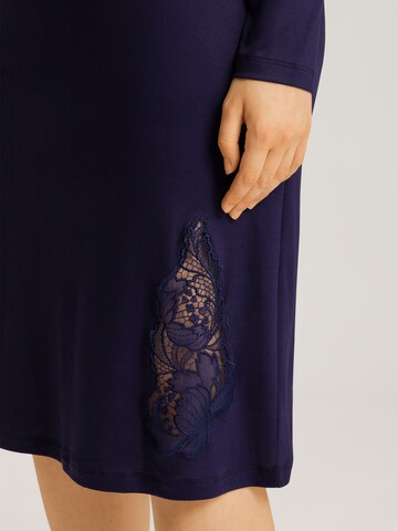 Hanro Nachthemd 'Anne' in Blauw