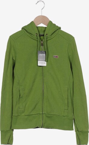 NAPAPIJRI Sweatshirt & Zip-Up Hoodie in S in Green: front