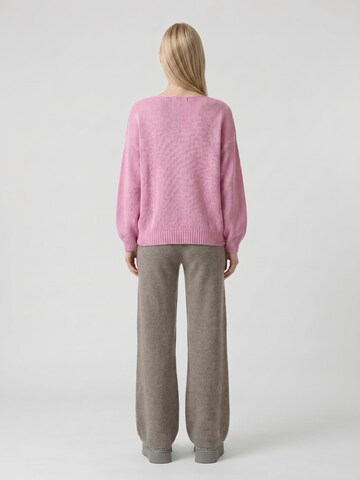 americandreams Oversized sweater 'Milana Cotton' in Pink