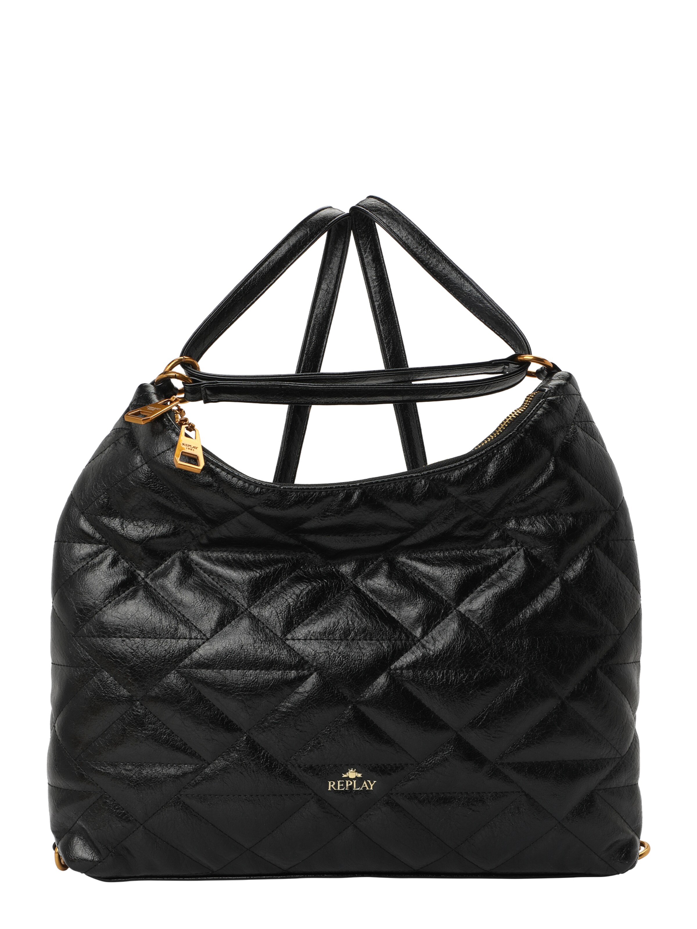 REPLAY Shoulder bag in Black: front