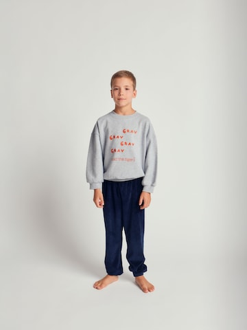 Sweat 'SWEATSHIRT GRAV GRAV SLOGAN' Maru + Bo en gris