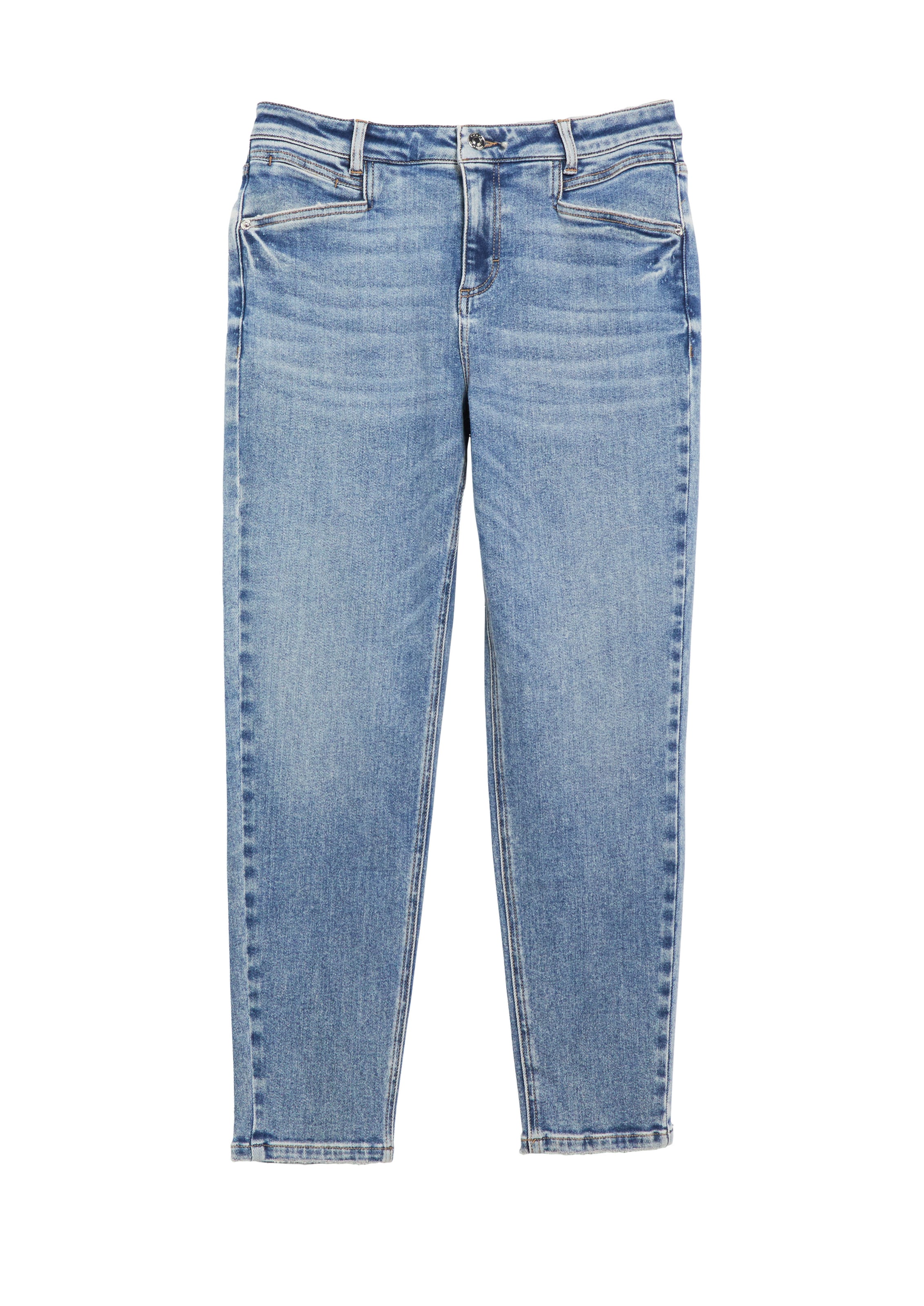 Coupe slim Jean COMMA en bleu : devant