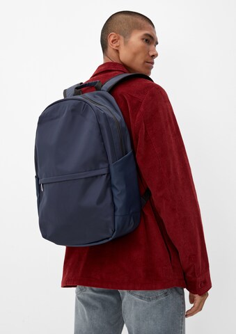 s.Oliver Backpack in Blue: front