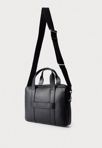 Calvin Klein Torba na laptopa w kolorze czarny: tył