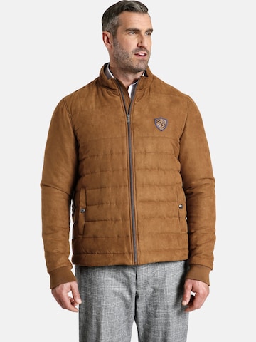 Charles Colby Between-Season Jacket ' Sir Lawrence ' in Brown: front