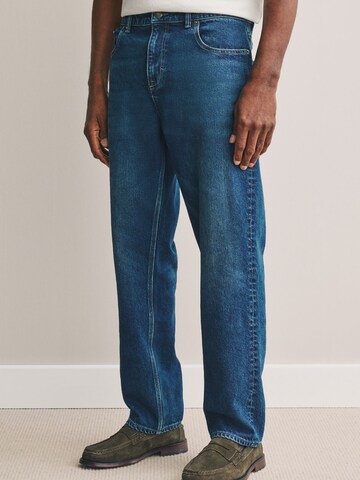 Next Regular Jeans i blå: framsida