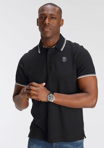 DELMAO Poloshirt in Schwarz