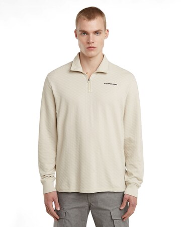 G-STAR Sweatshirt in White: front