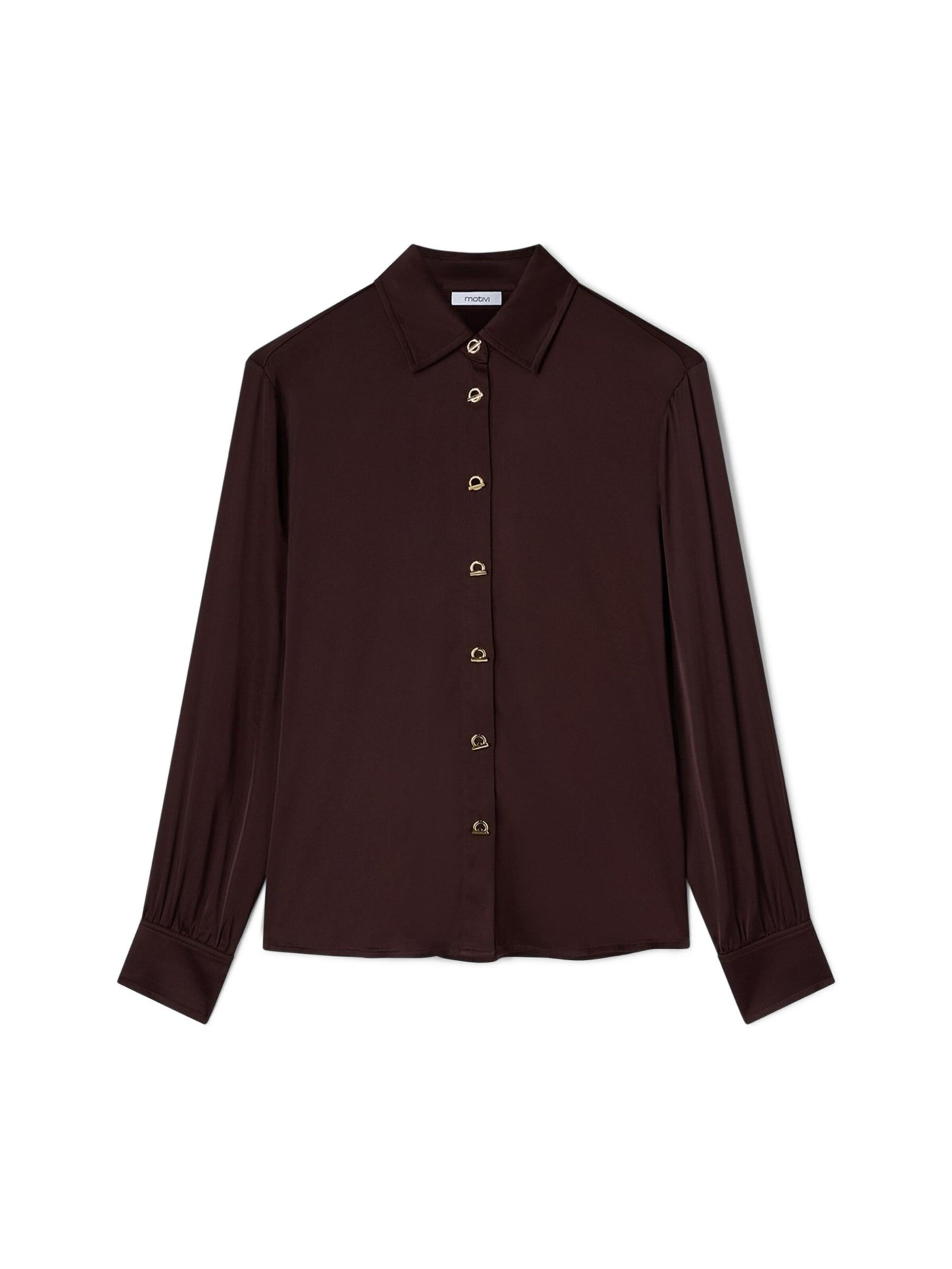 MOTIVI - Blusa en marrón: frente
