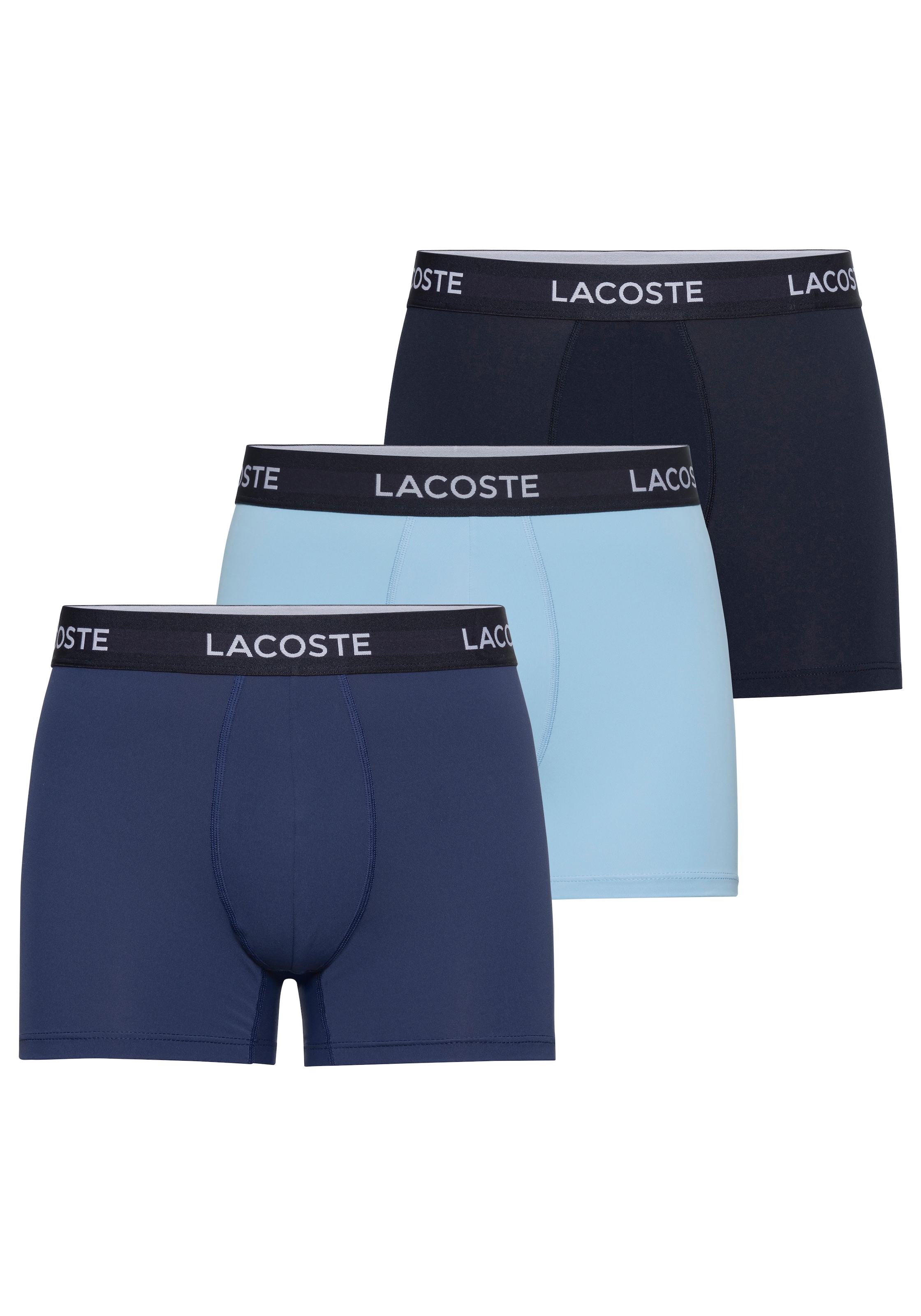 LACOSTE Шорты Боксеры в Синий: спереди