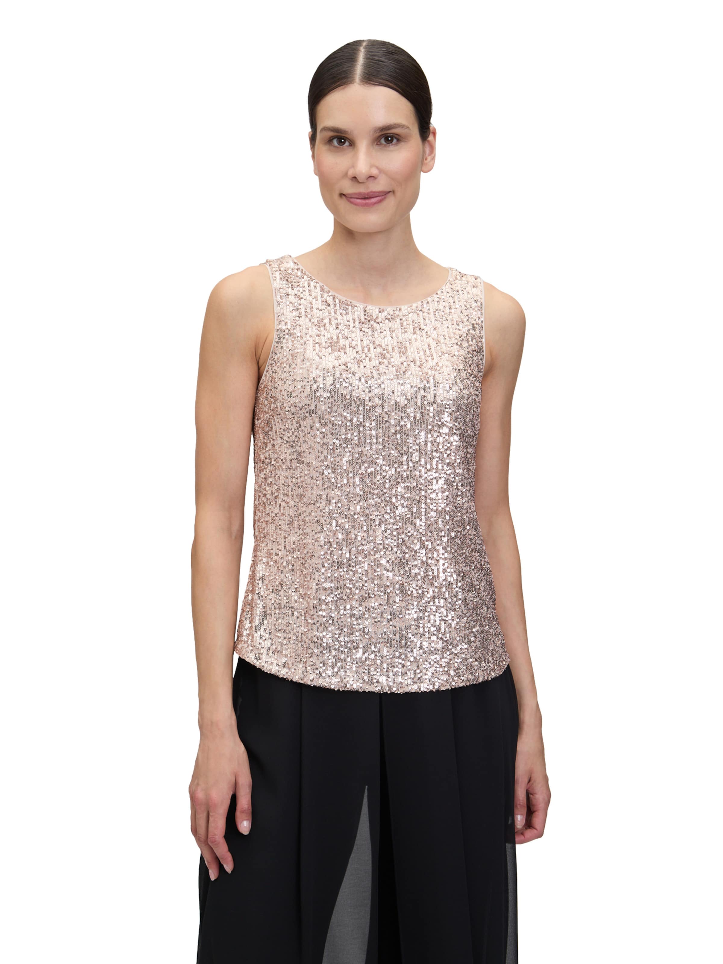 Chemisier Vera Mont en or : devant