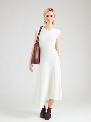 BOSS Knitted dress 'Forsizia' in White: front
