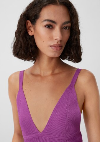 COMMA Knitted Top in Purple