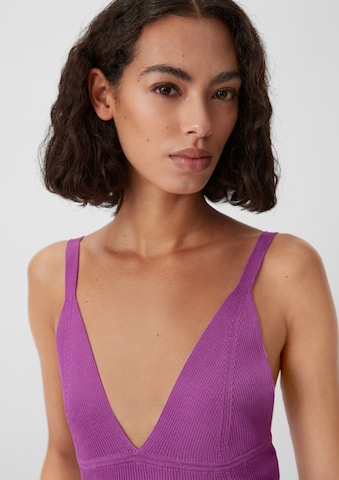 COMMA Knitted Top in Purple