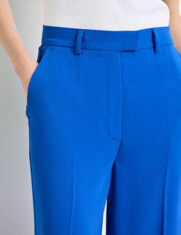 TAIFUN Wide Leg Bügelfaltenhose in Blau