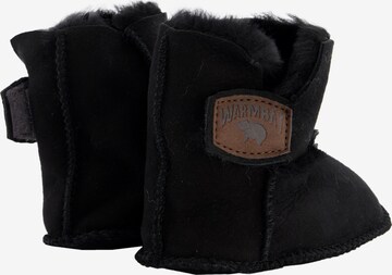 Warmbat Newborn ' Hay Baby Bootie ' in Black