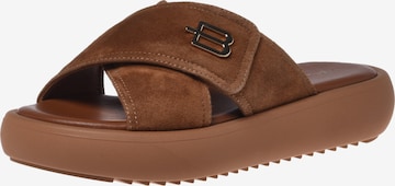 Mule BALDININI en marron : devant