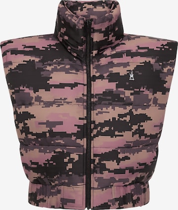 Dangerous DNGRS Weste in Pink: Vorderseite