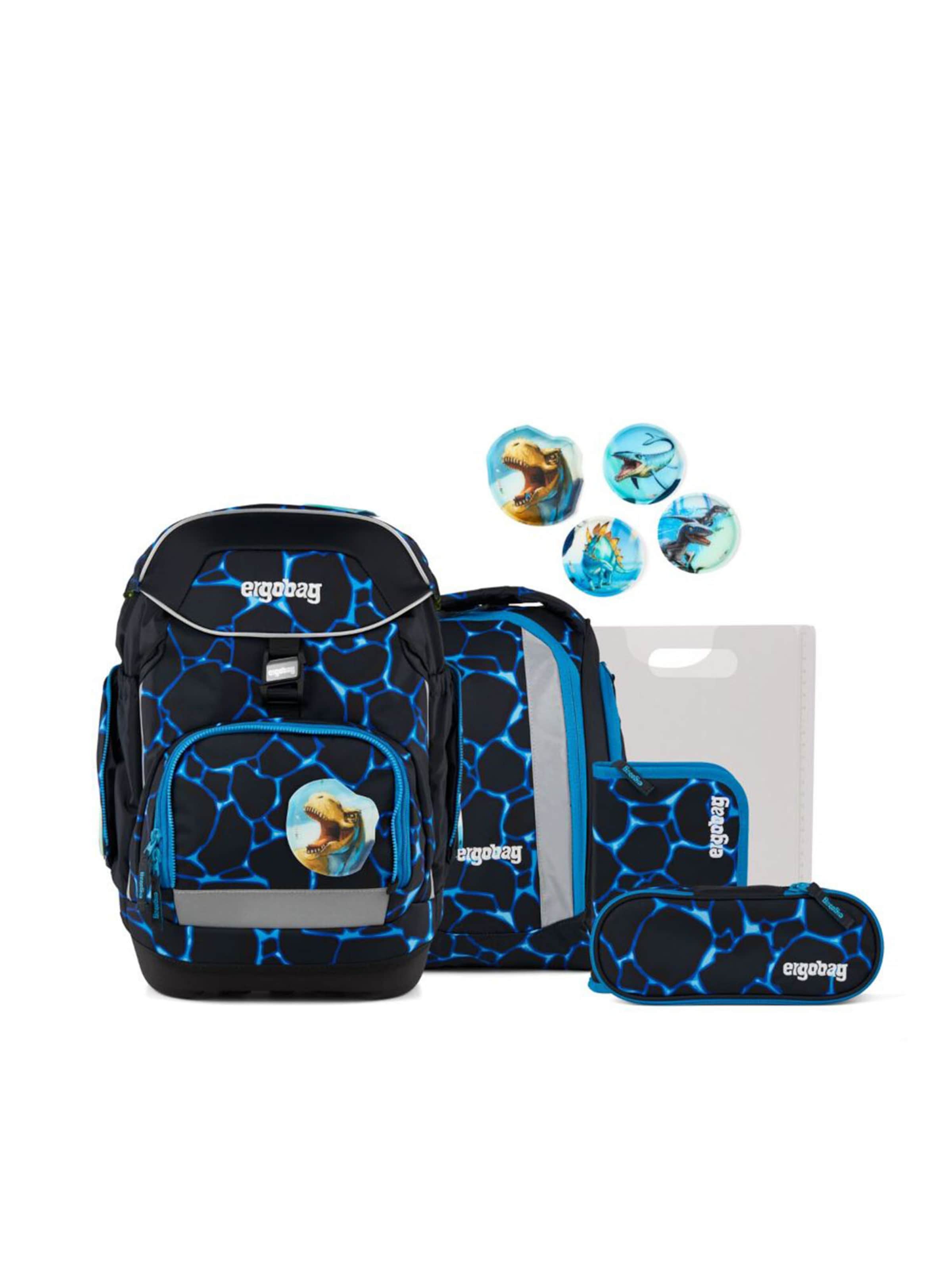 ergobag Backpack 'Schulrucksack Set' in Blue: front