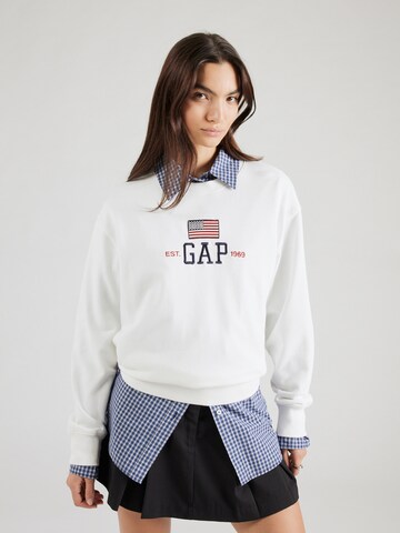 GAP - Sudadera en blanco: frente
