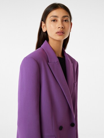 Blazer Bershka en violet