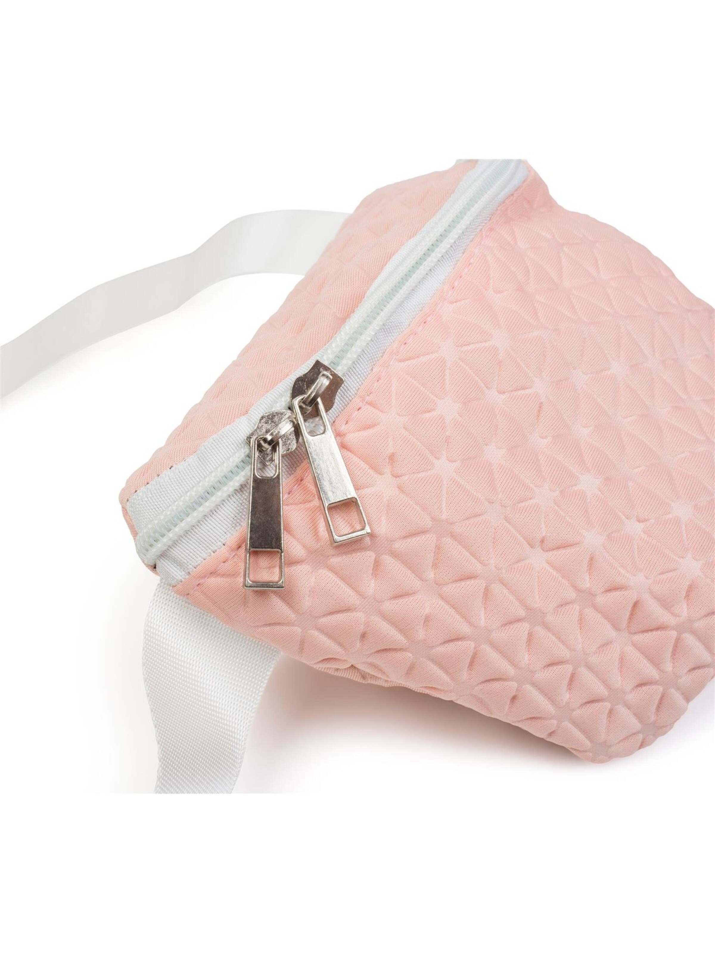 styleBREAKER Gürteltasche 'Bauchtasche geometrische Prägung, Gürteltasche'‌‌‌ in Pink
