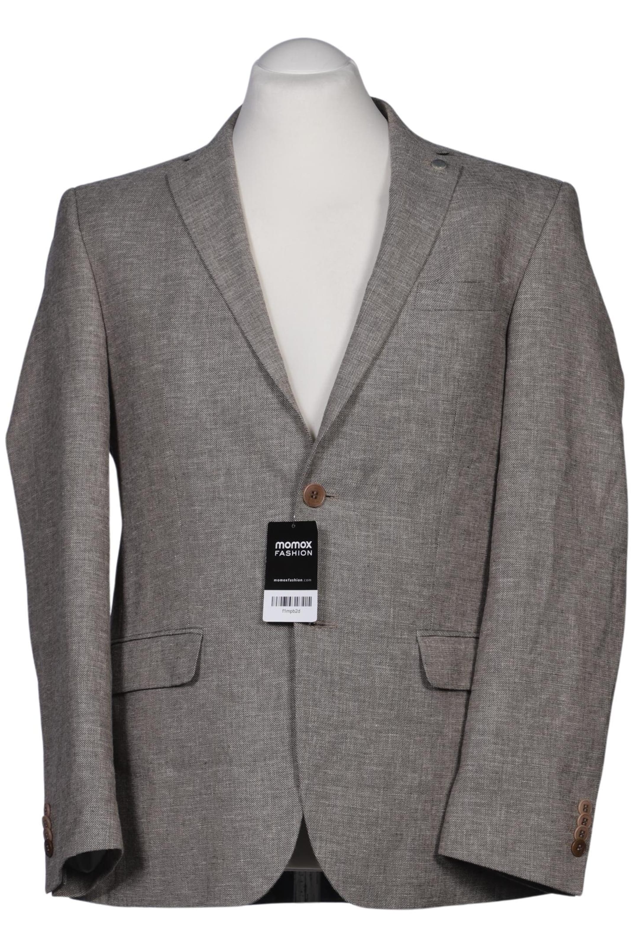 HECHTER PARIS Suit Jacket in M-L in Grey: front