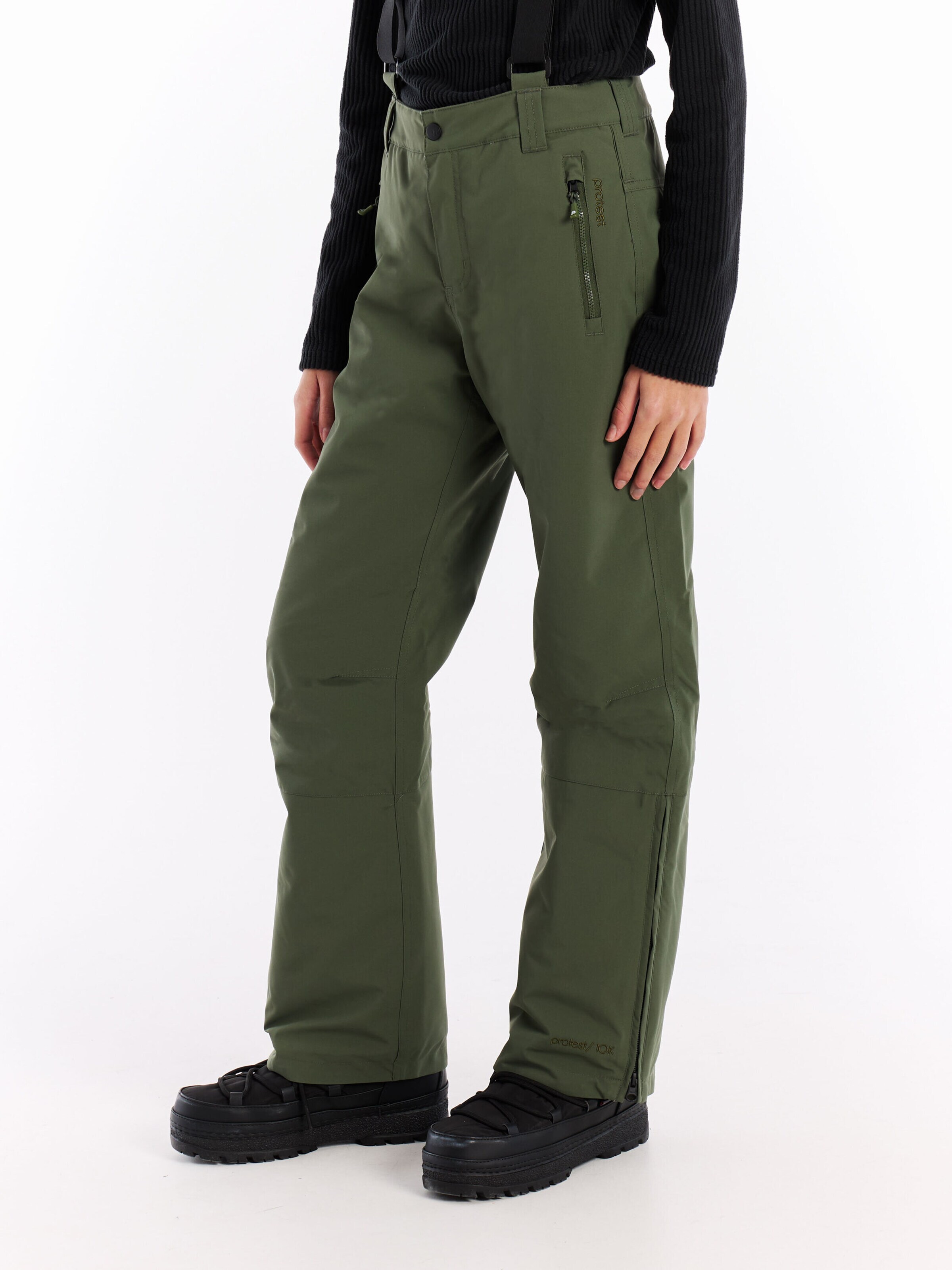 PROTEST Loosefit Sportbroek 'SUNNY JR' in Groen