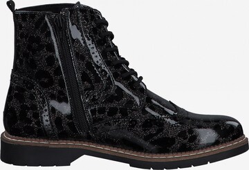 s.Oliver Lace-Up Ankle Boots in Black