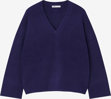 Pull-over Pull&Bear en bleu : devant